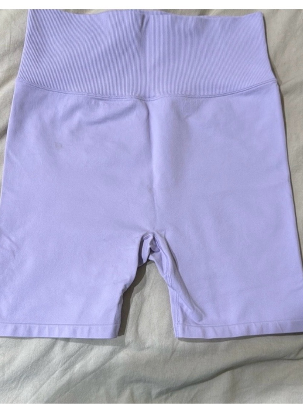 PINK Victoria's Secret Lavender High-Rise Bike Shorts